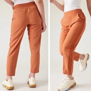ATHLETA Women's Brooklyn Ankle Pants in Sunbaked Clay Size 10